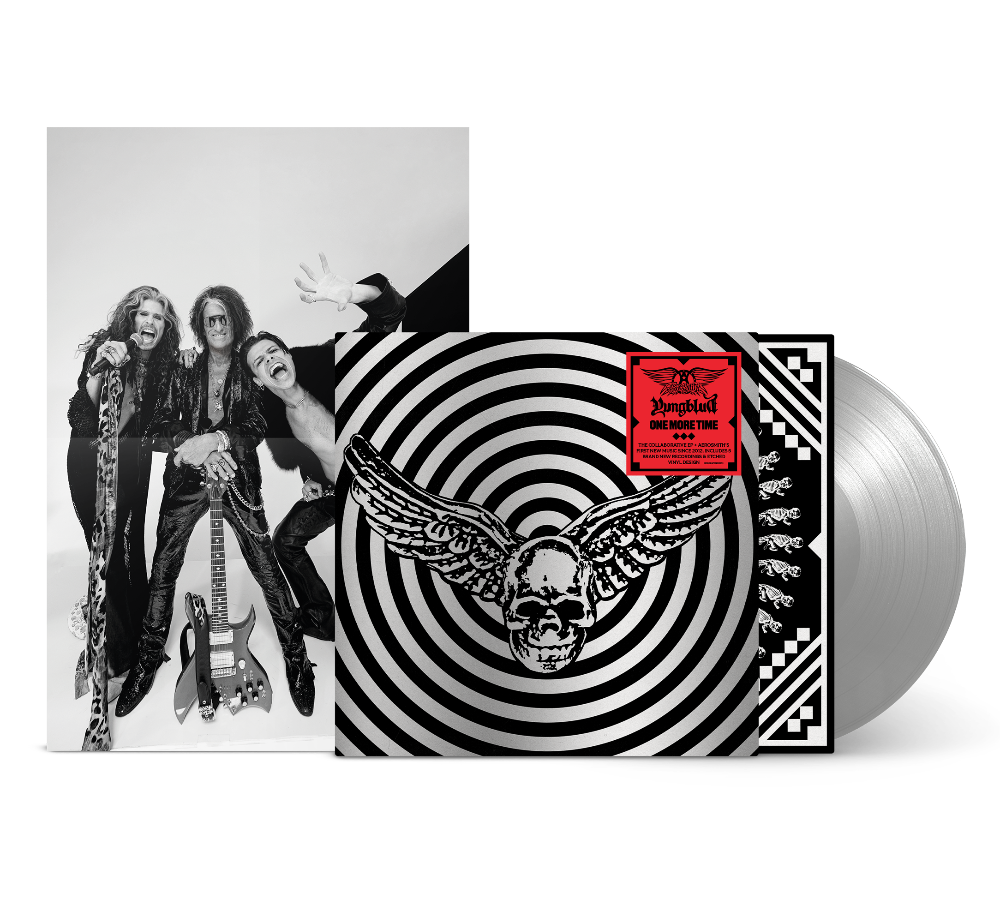 Aerosmith & YUNGBLUD - One More Time - Silver Vinyl (YUNGBLUD Store Exclusive) 1