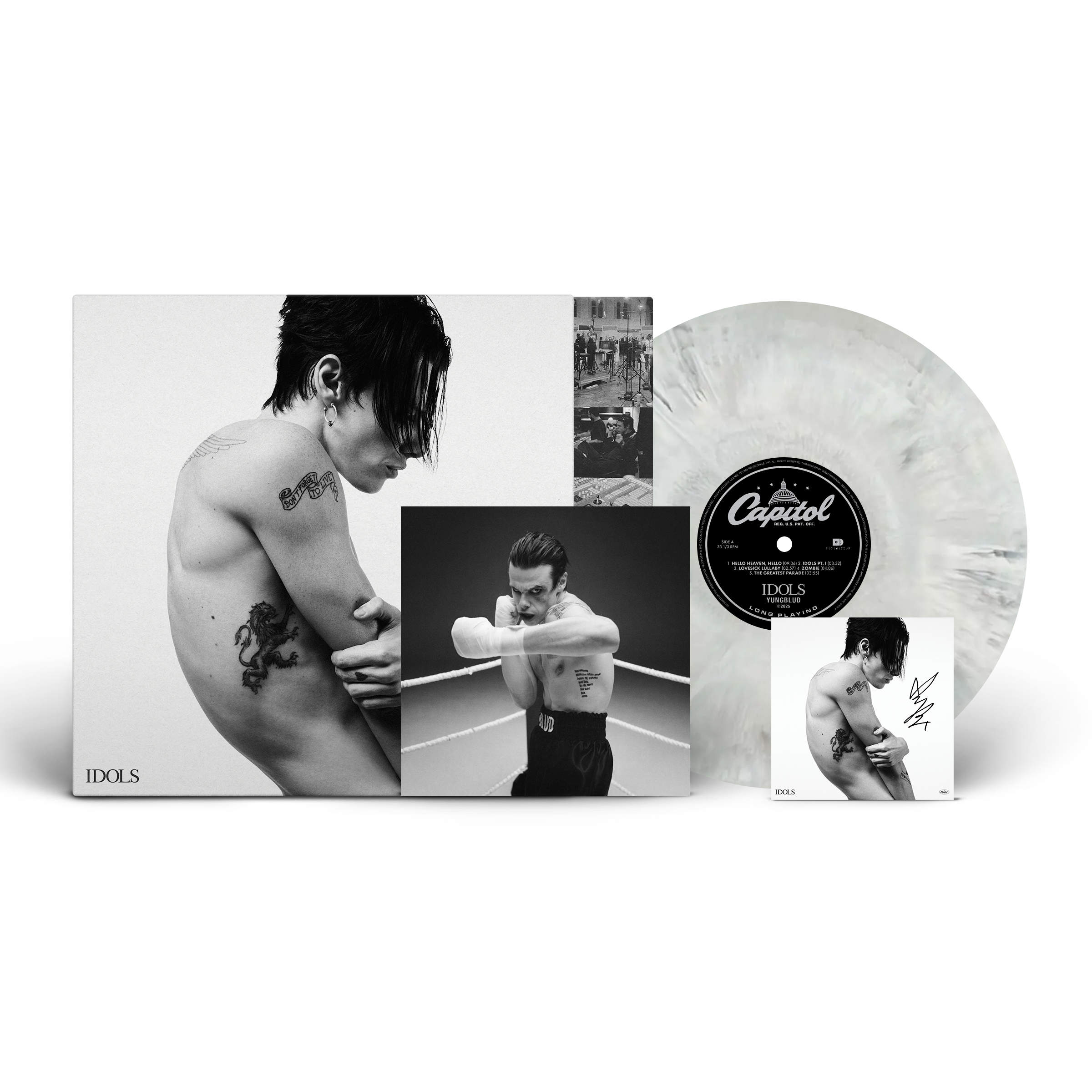 Idols "Distant Smoke" marble vinyl - SIGNED