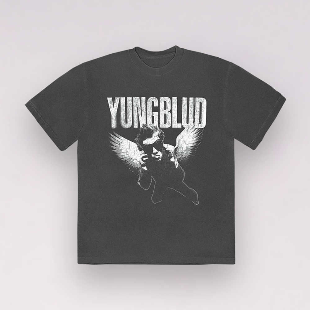 ★新品未開封★YUNGBLUD 公式Tシャツ VINTAGE WASH WINGS TEE - YUNGBLUD Official Store