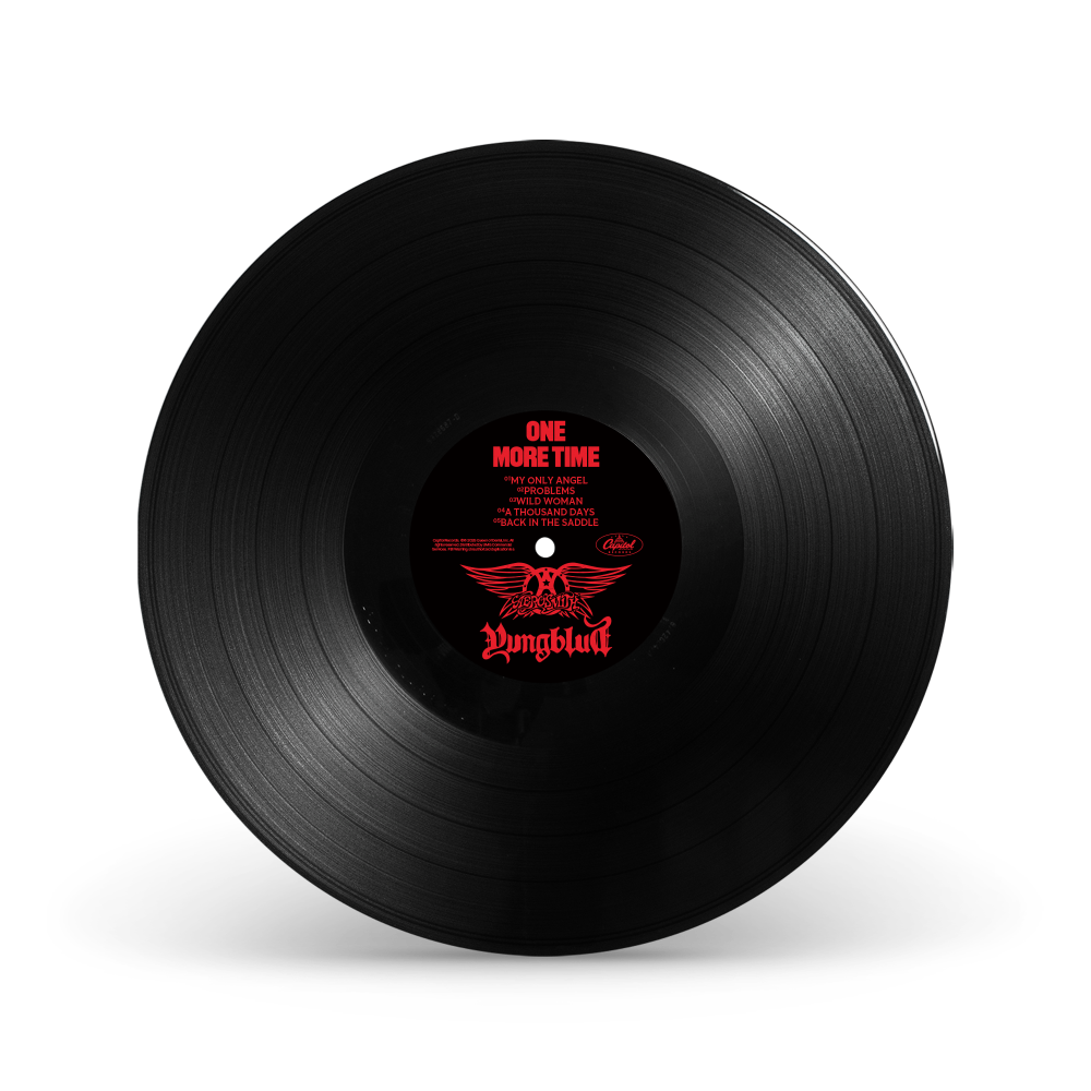 Aerosmith & YUNGBLUD - One More Time - Black Vinyl 3 