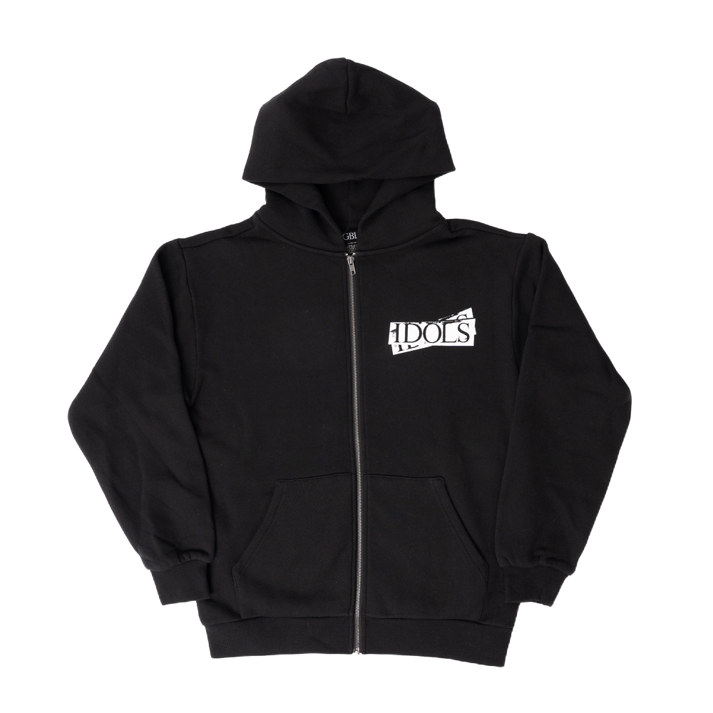 IDOLS ZIP UP HOODIE Front 