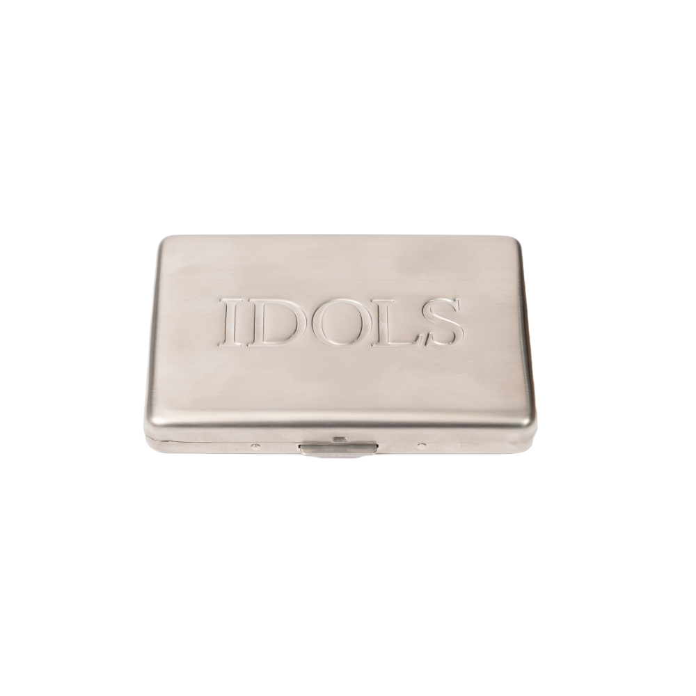 IDOLS METAL CIGARETTE CASE Front 