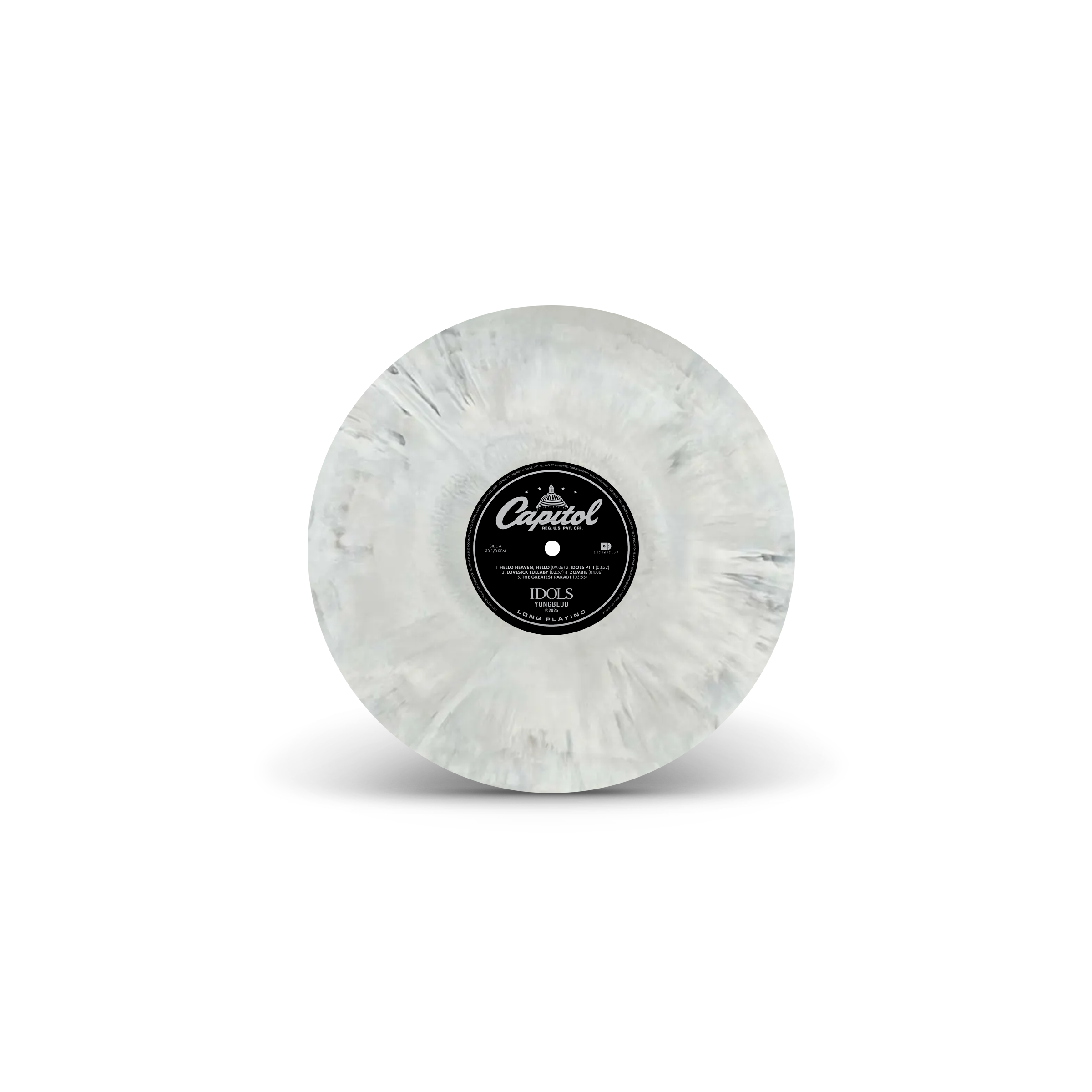 Idols "Distant Smoke" marble vinyl - SIGNED Disc