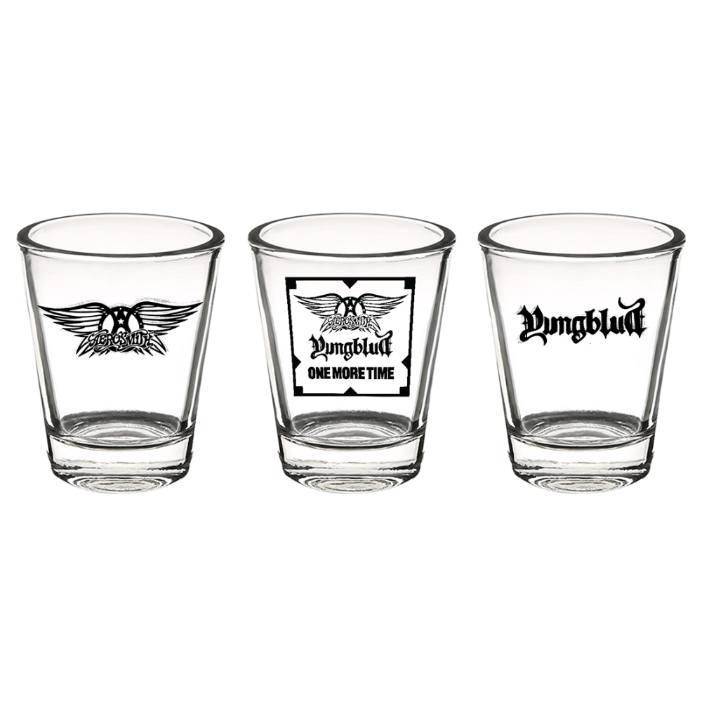 Aerosmith & YUNGBLUD - One More Time SHOT GLASS SET 