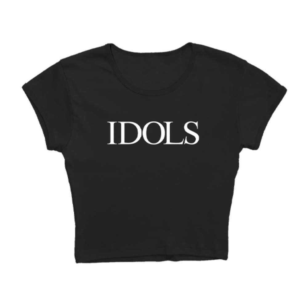 IDOLS WEEP BLACK BABY T-SHIRT Front 