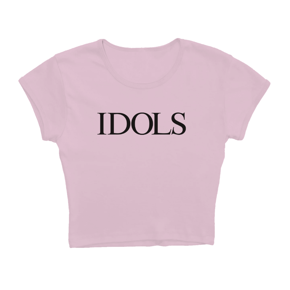 IDOLS WEEP PINK BABY T-SHIRT Front 