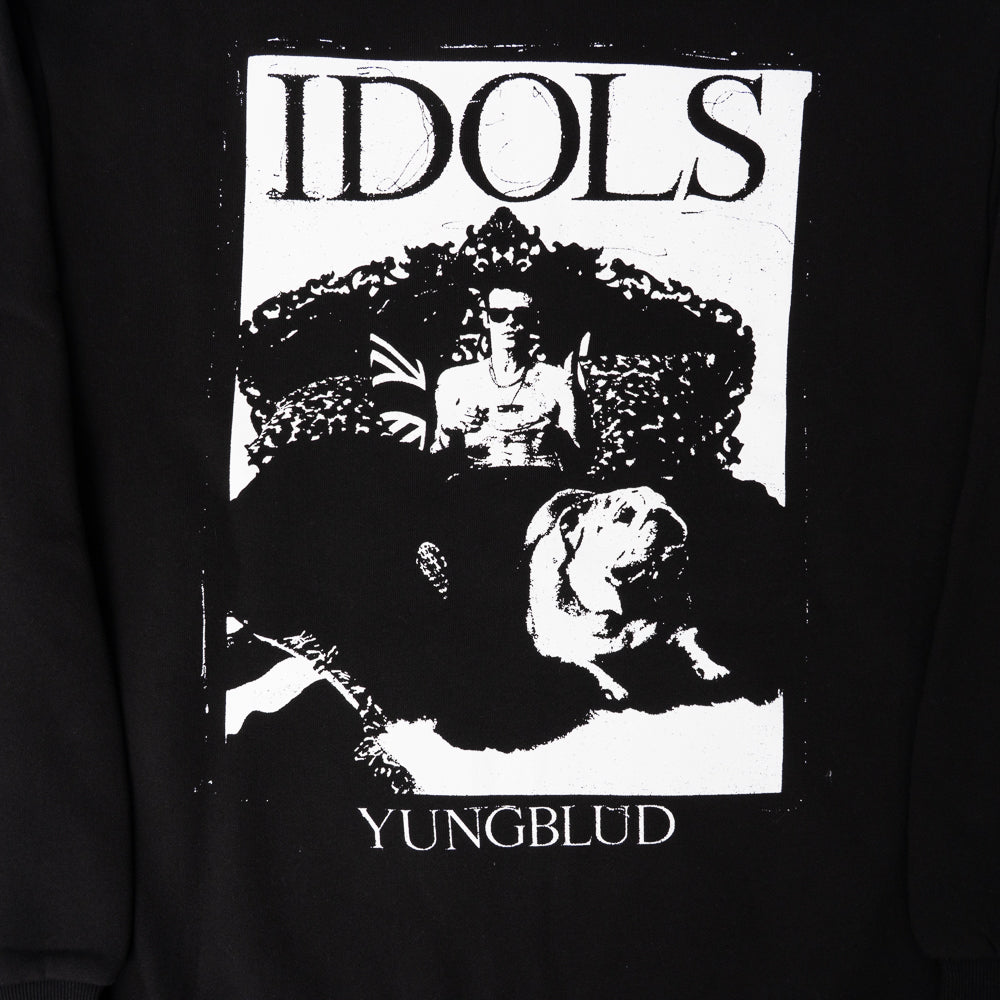 IDOLS ZIP UP HOODIE Back Detail
