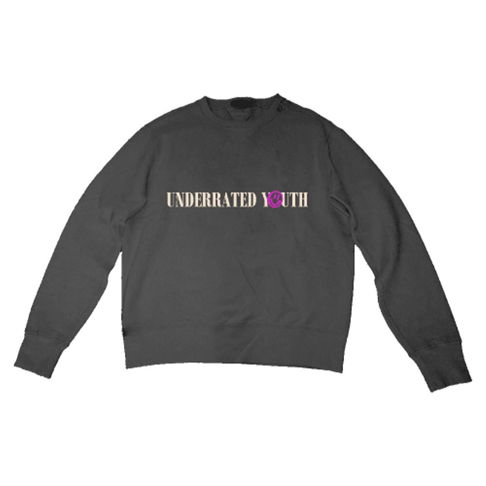 Yungblud Underrated Youth Black Crewneck